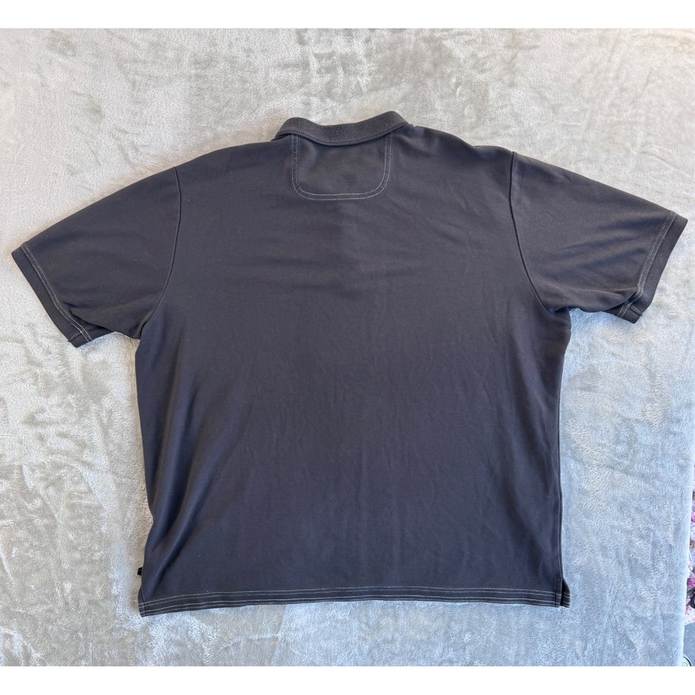 Tommy Bahama IslandZone Polo Shirt Mens XXL Gray Supima Golf Dadcore Preppy‎ - Picture 8 of 8